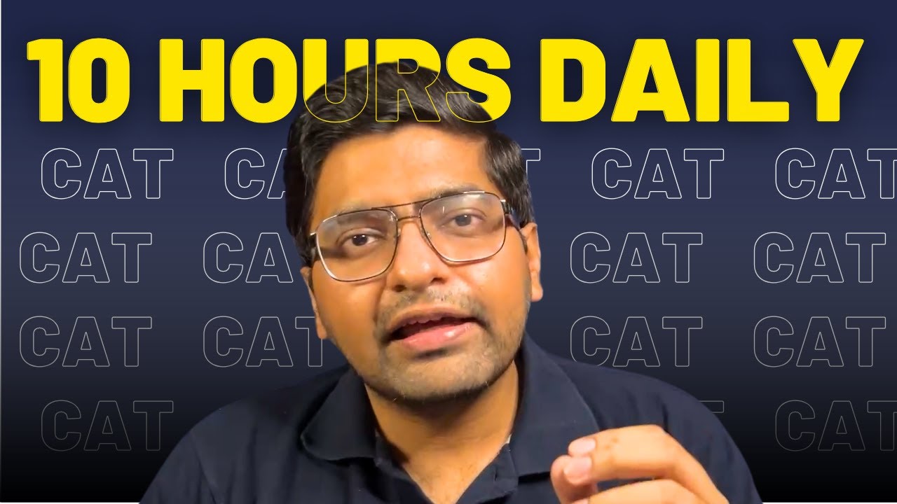 Daily Schedule for CAT Preparation