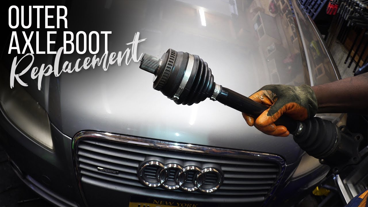 B7 Audi A4 Outer CV Axle Boot Replacement/Rebuild