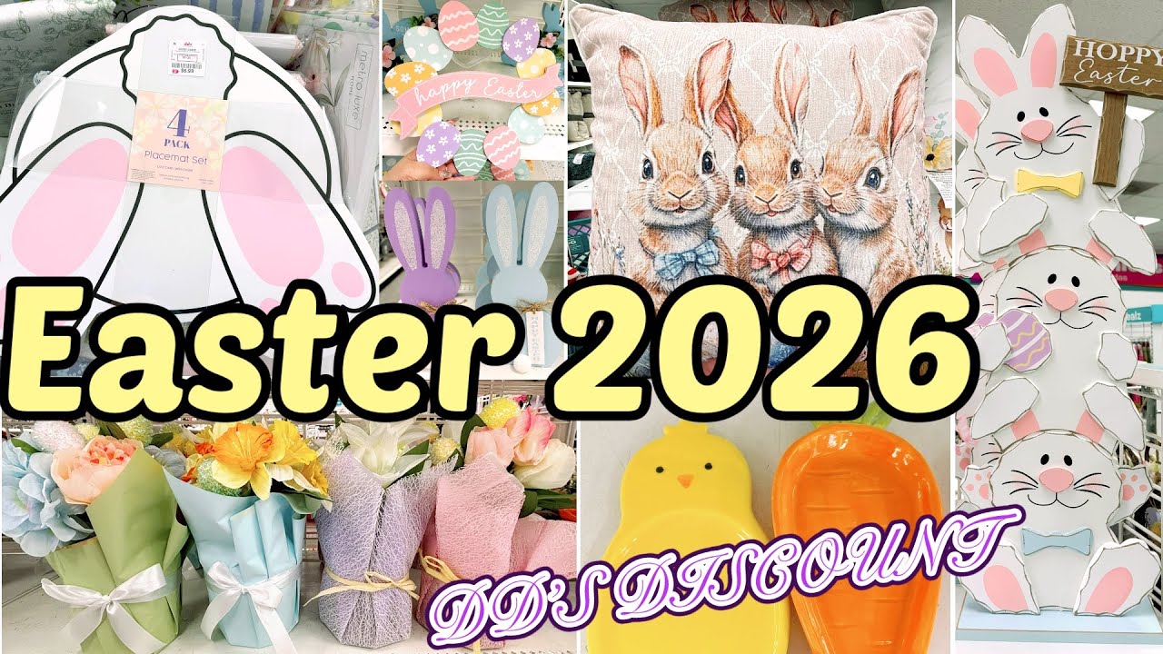 🐰CUTE EASTER 2026 @ DD’S DISCOUNT! Shop with me‼️