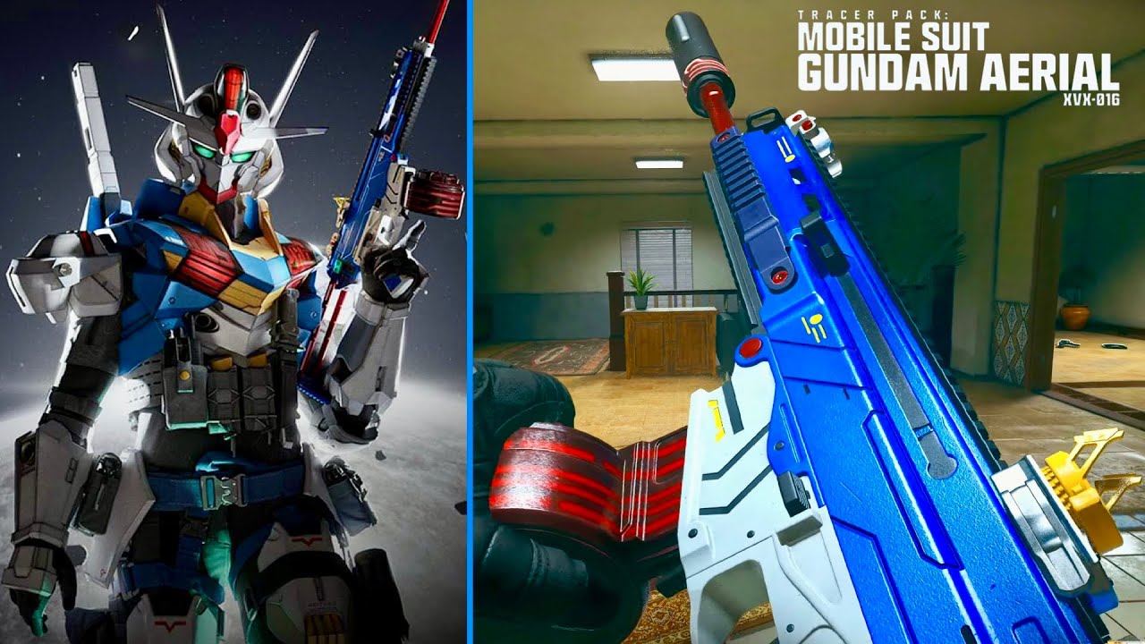 Tracer Pack: Mobile Suit Gundam Aerial XVX-016 in Warzone Mobile #wzm #warzonemobile