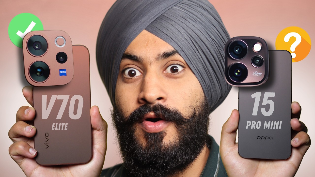 Best Compact Camera Phone | vivo V70 Elite vs OPPO Reno 15 Pro mini 