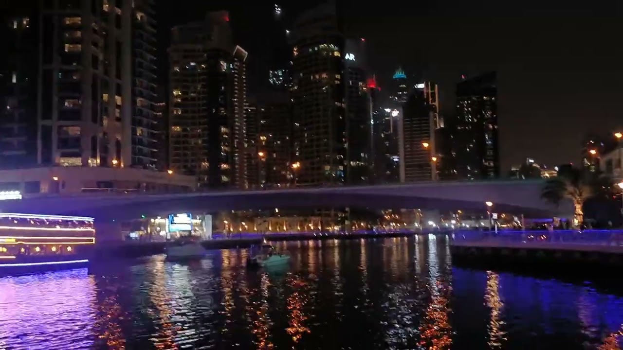 Dubai Marina in the night 2