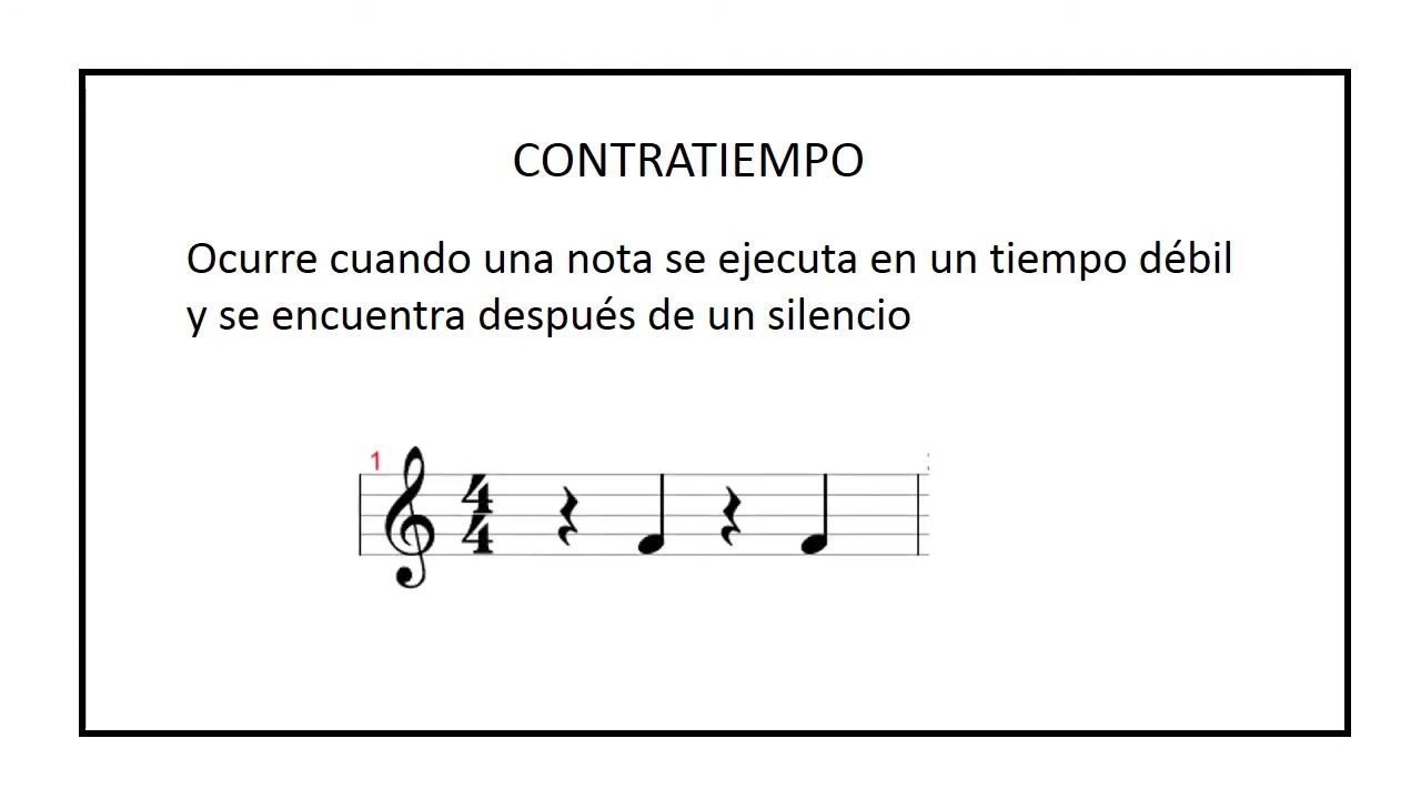 Clase 10: Contratiempo, sincopa, anacrusa y metacrusa
