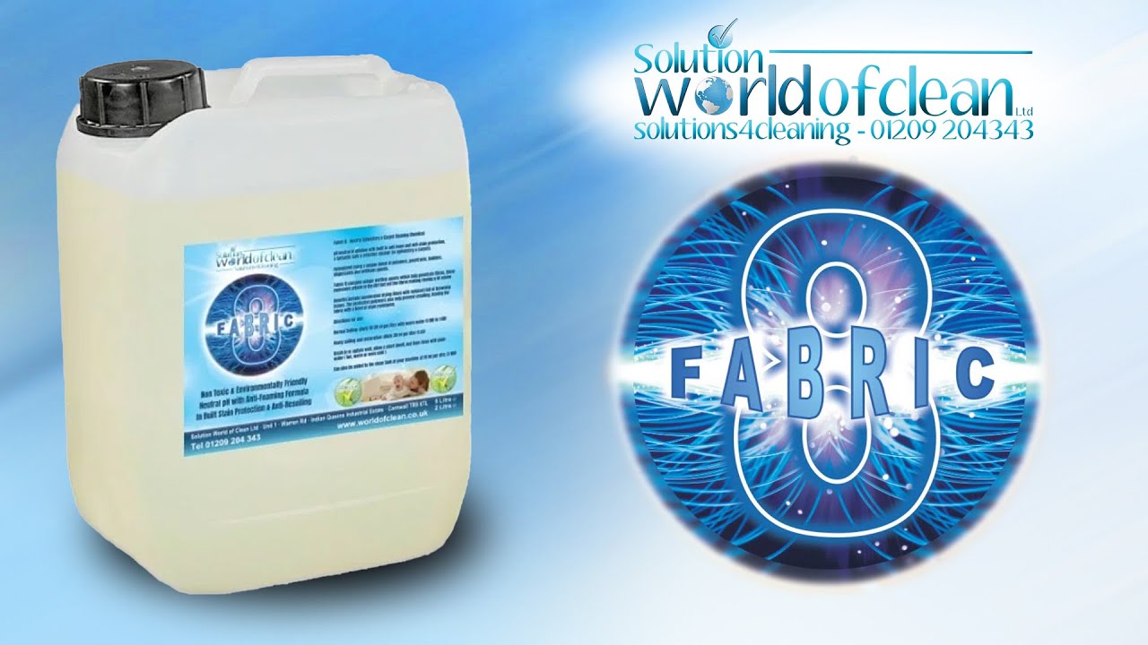 Fabric 8 – Neutral Upholstery & Carpet Cleaning Chemical