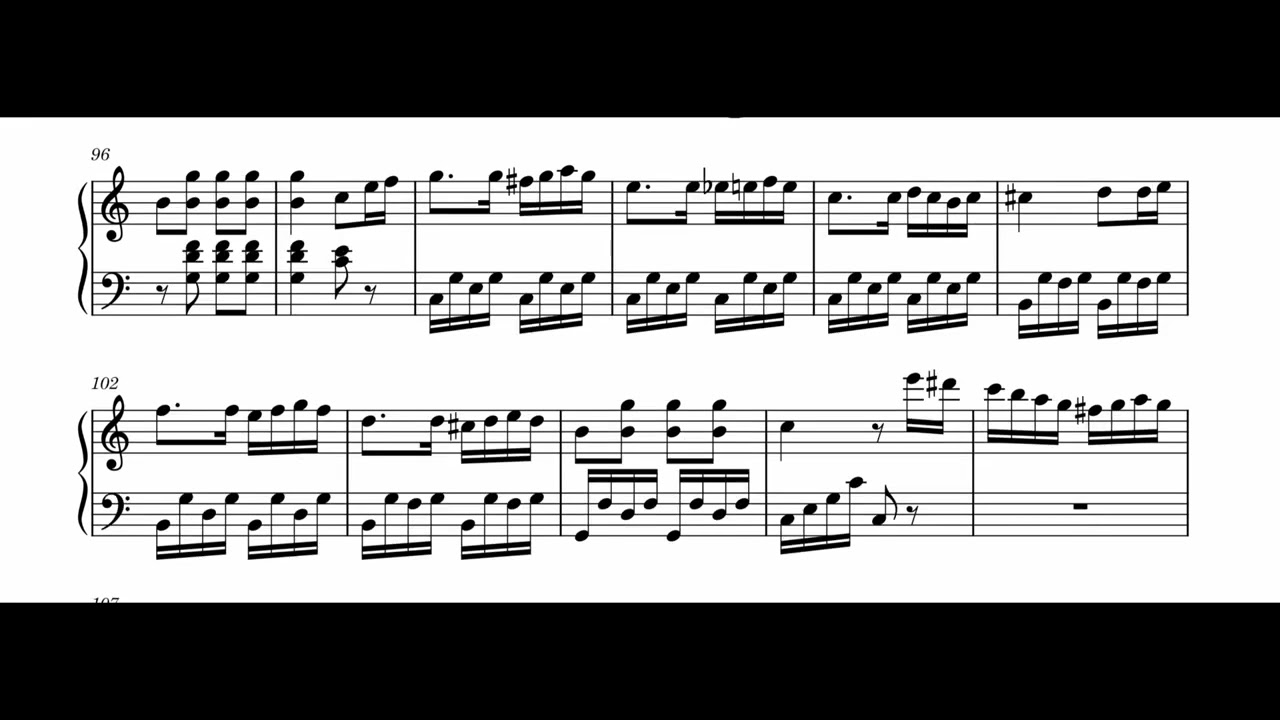 고전의품격 Sonatine 1번3악장– 감성 피아노 악보 연주 ver. | 문근후 PianistEmotional Piano Sheet Music ver. by