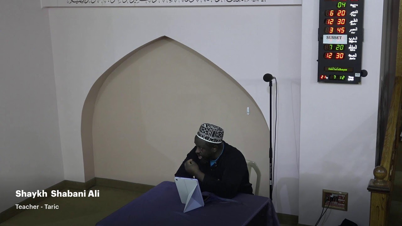 Halaqah w/ Shaykh Shabani Ali