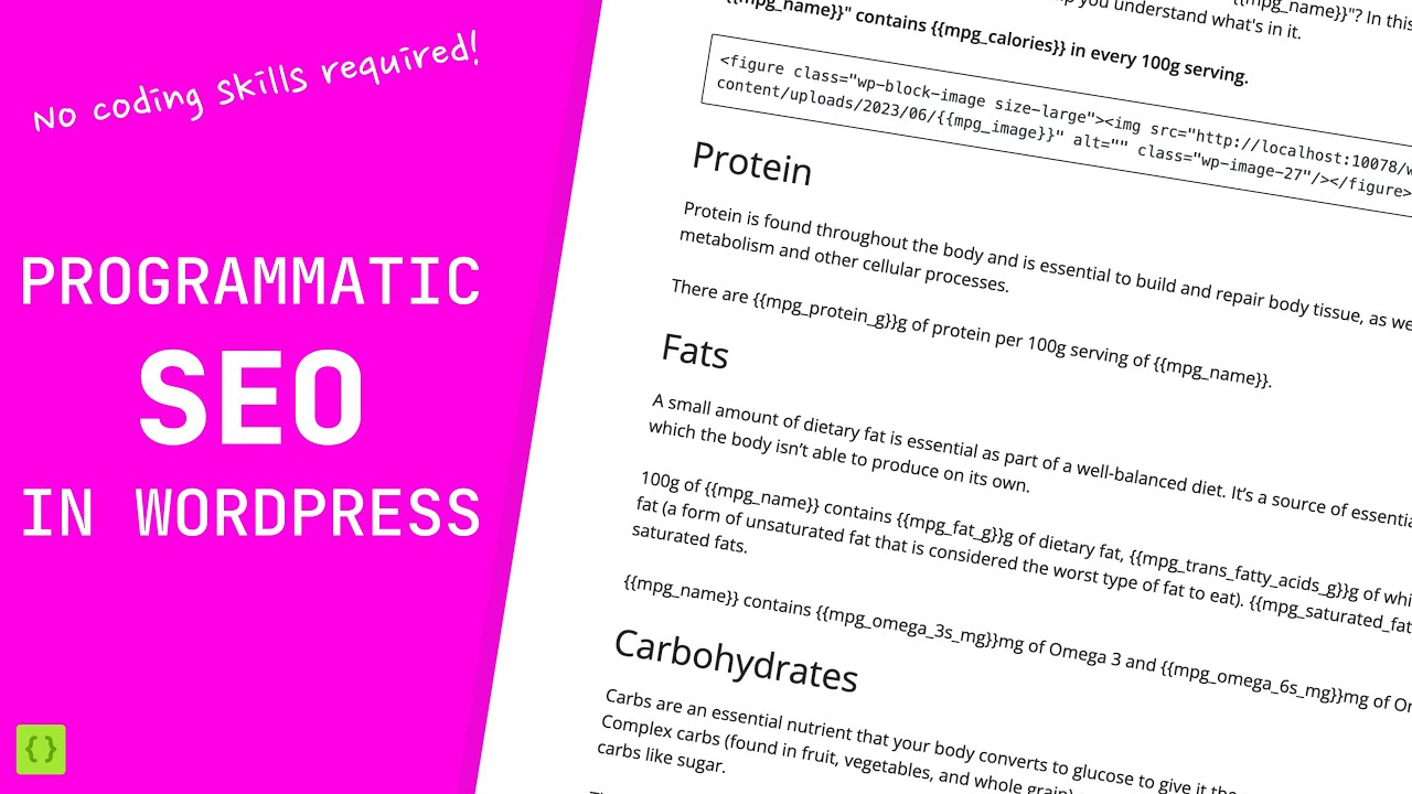 Building a Programmatic SEO Site in WordPress