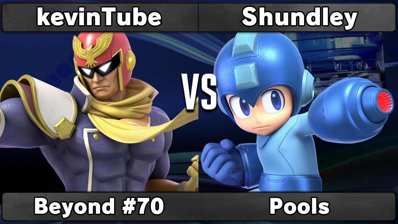 kevinTube (Captain Falcon) vs Shundley (Mega Man) | Pools | Beyond #70