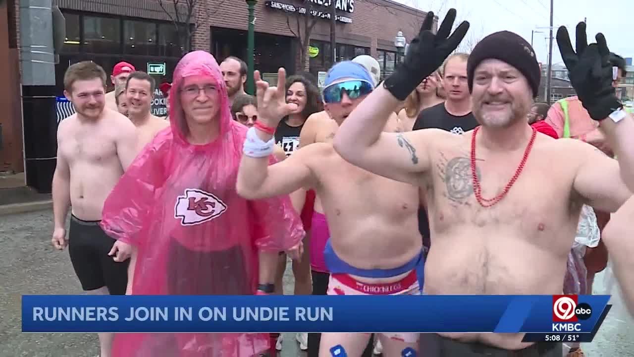 Runners strip down in Westport for Cupid’s Undie Run supporting neurofibromatosis research