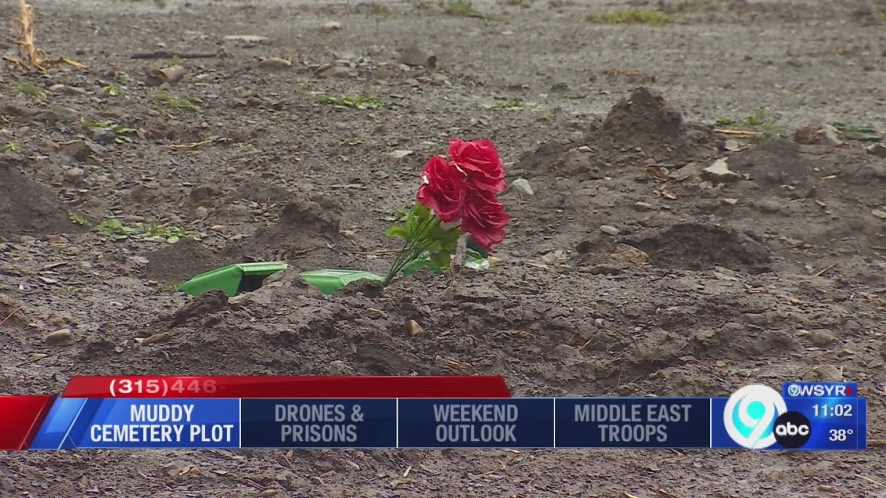 Onondaga County is expanding a veteran's cemetery. One grieving daughter says it looks like a mud pi