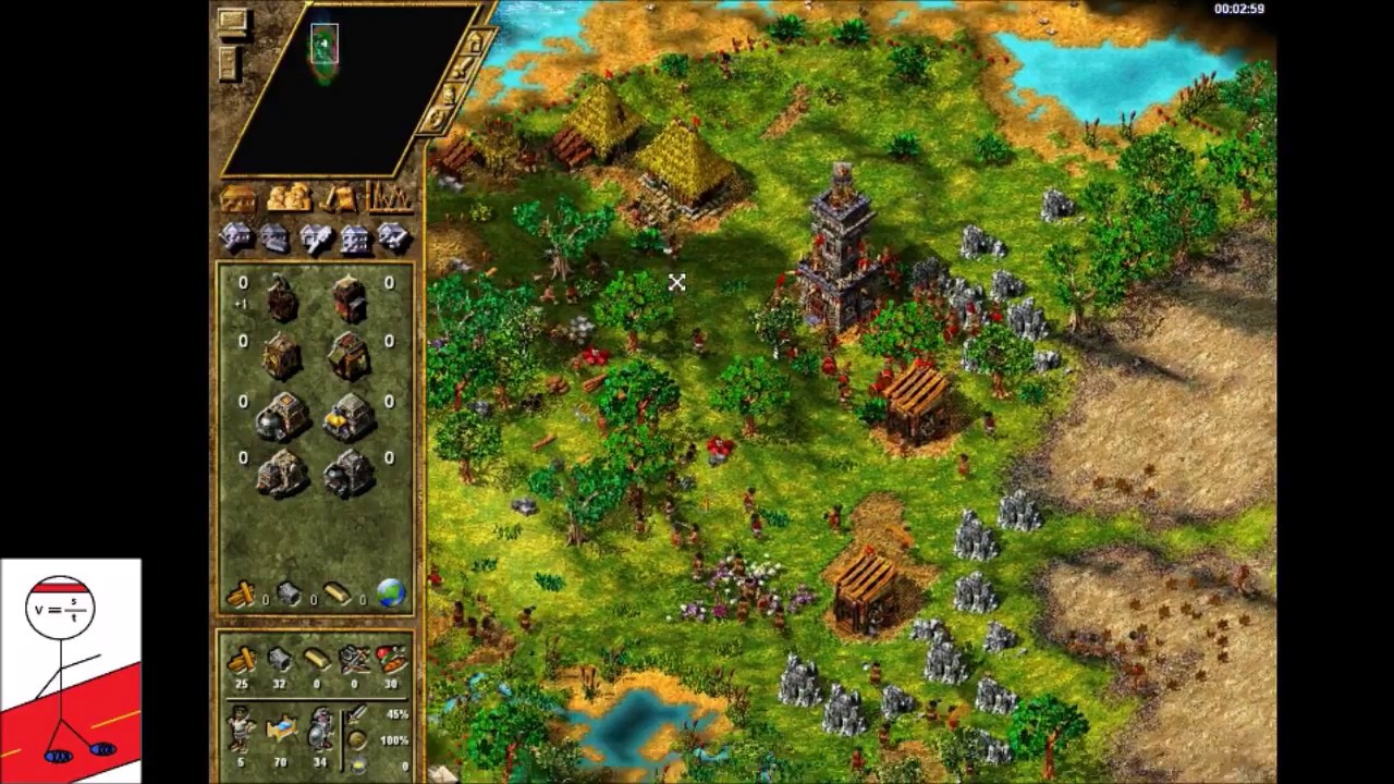 The Settlers IV Mission 3 Speedrun in 2:10:27 in game time [Mayan]