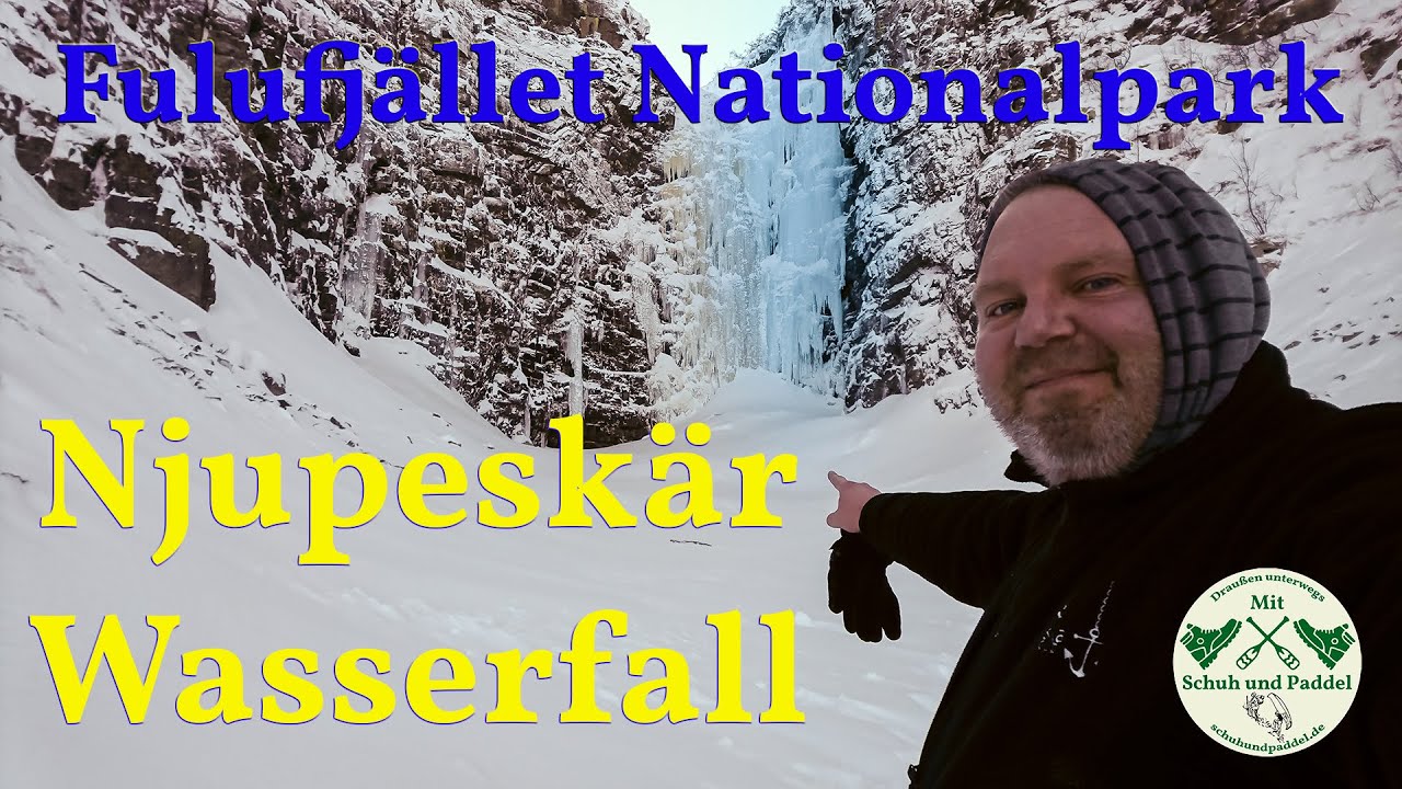 Njupeskär Wasserfall im Fulufjället Nationalpark