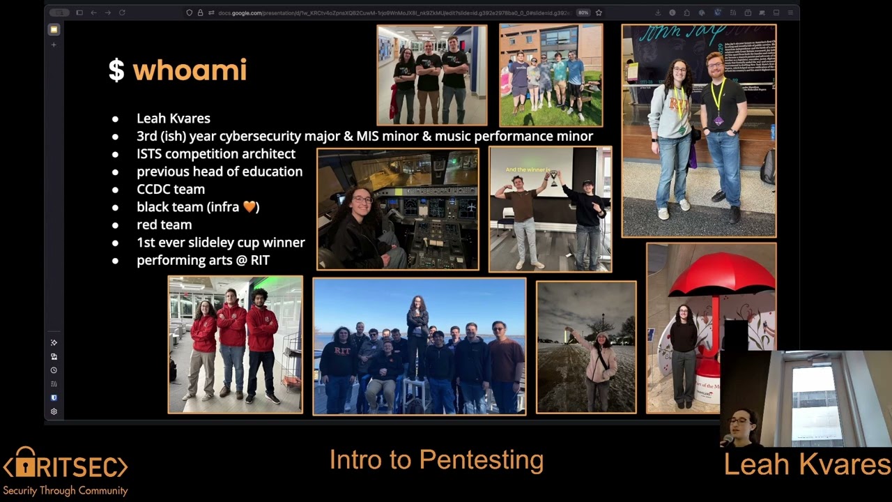 Education Spring 26' Week 2 | Intro to Pentesting - Leah Kvares