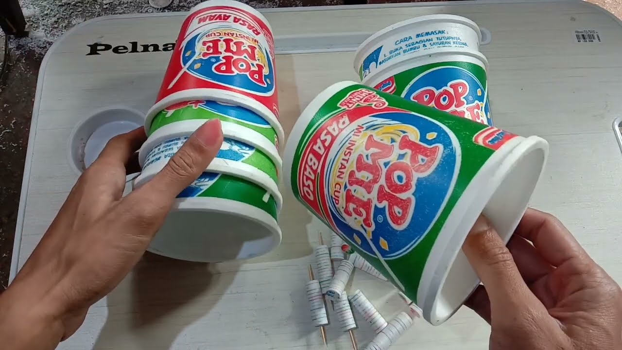 FISHING HACK FOR FISHING FLOATS - MEMBUAT PELAMPUNG PANCING DARI STYROFOAM POP MIE