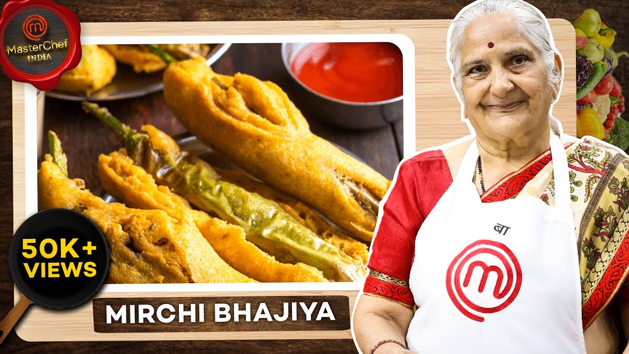 Crispy, Tangy,  Mirchi Wada Recipe by Gujjuben I मिर्ची भजिया रेसिपी I Mirchi Bhajji Recipe