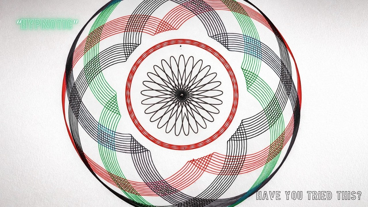 HYPNOTIC Geometric Pattern 😵‍💫 | Mesmerizing Spirograph Art in Motion @MrSpiro.1