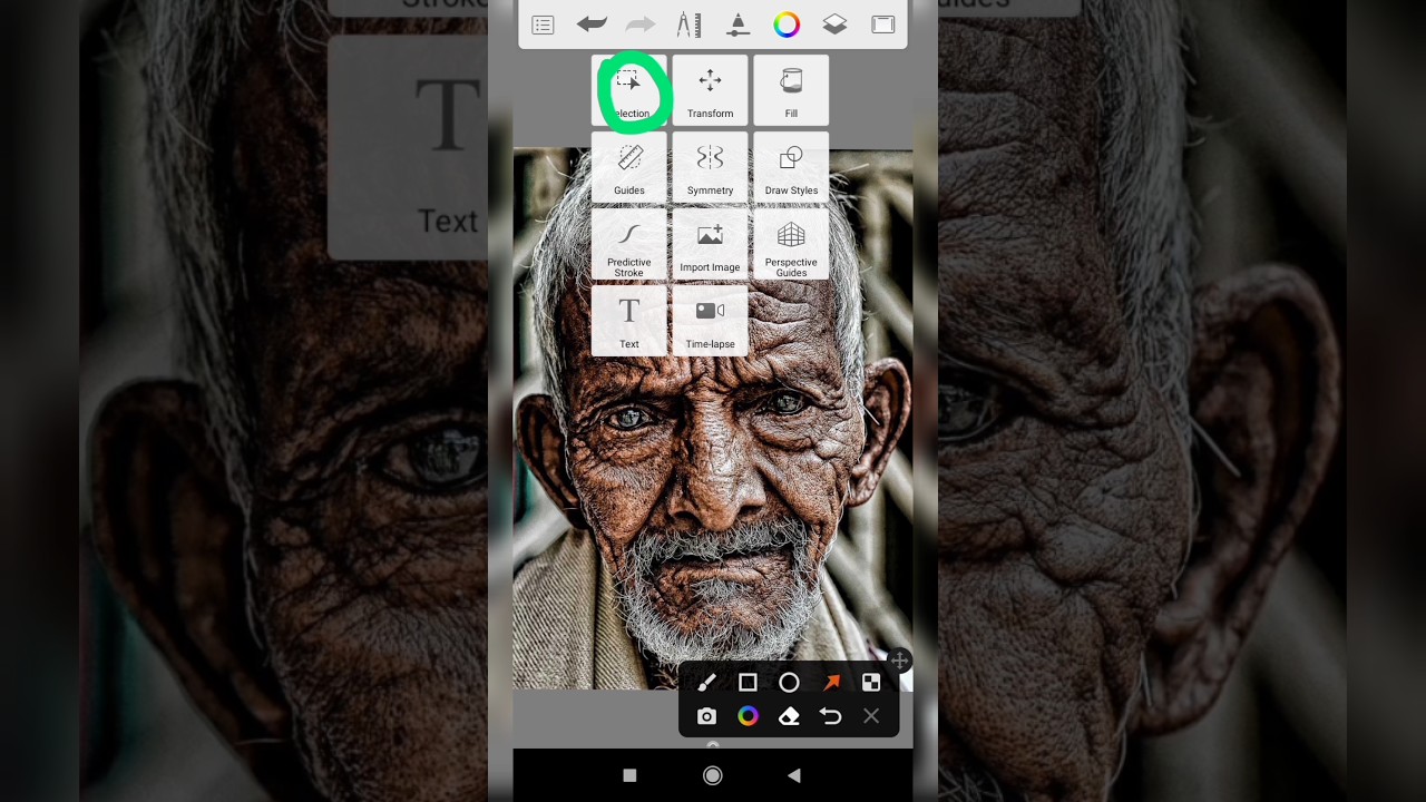 Autodesk sketchbook face smooth editing tutorial #short #youtubeshorts #tending #vairalshort