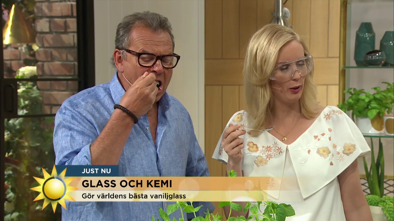 Gör världens bästa vaniljglass - på kemistens vis - Nyhetsmorgon (TV4)