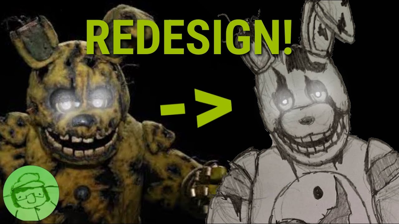 REDESIGNING The SPRINGTRAP For FNAF 3