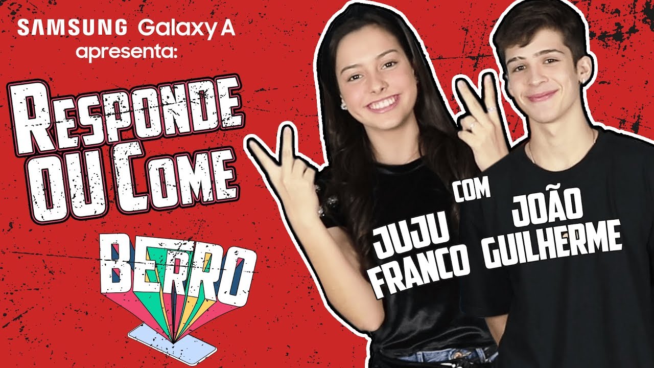 RESPONDE ou COME com JUJU FRANCO e JOÃO GUILHERME