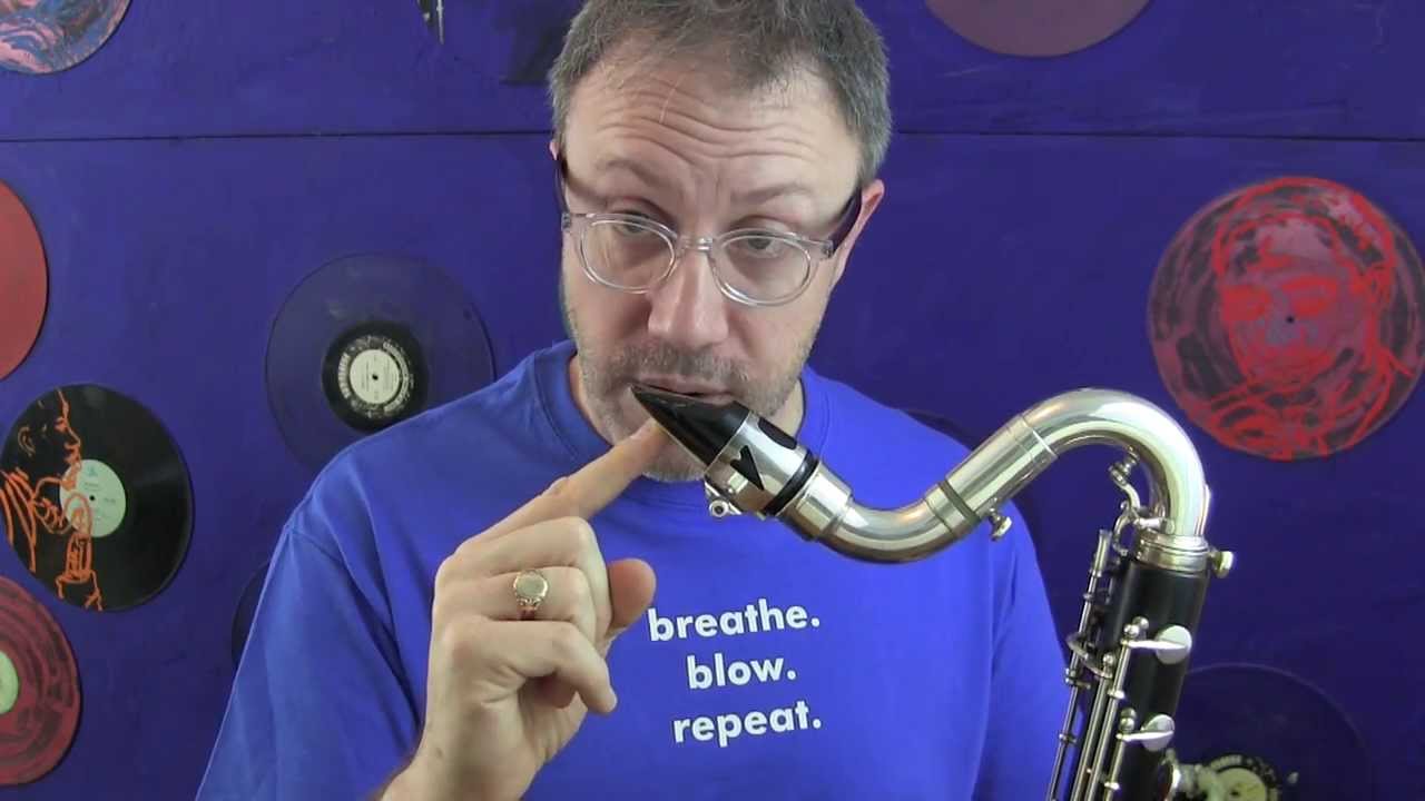 Airstream & tonguing basics for Bass Clarinet (Rose 40 Etudes, #25)