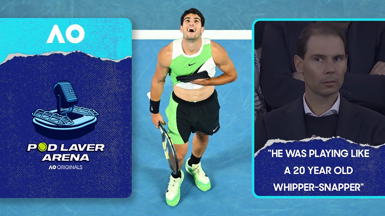 Carlos Alcaraz Completes The Career Grand Slam | Pod Laver Arena | Australian Open 2026