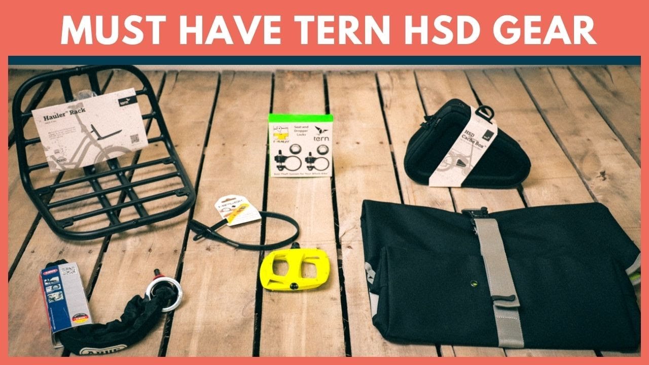 Лучшие аксессуары для электровелосипедов Tern HSD