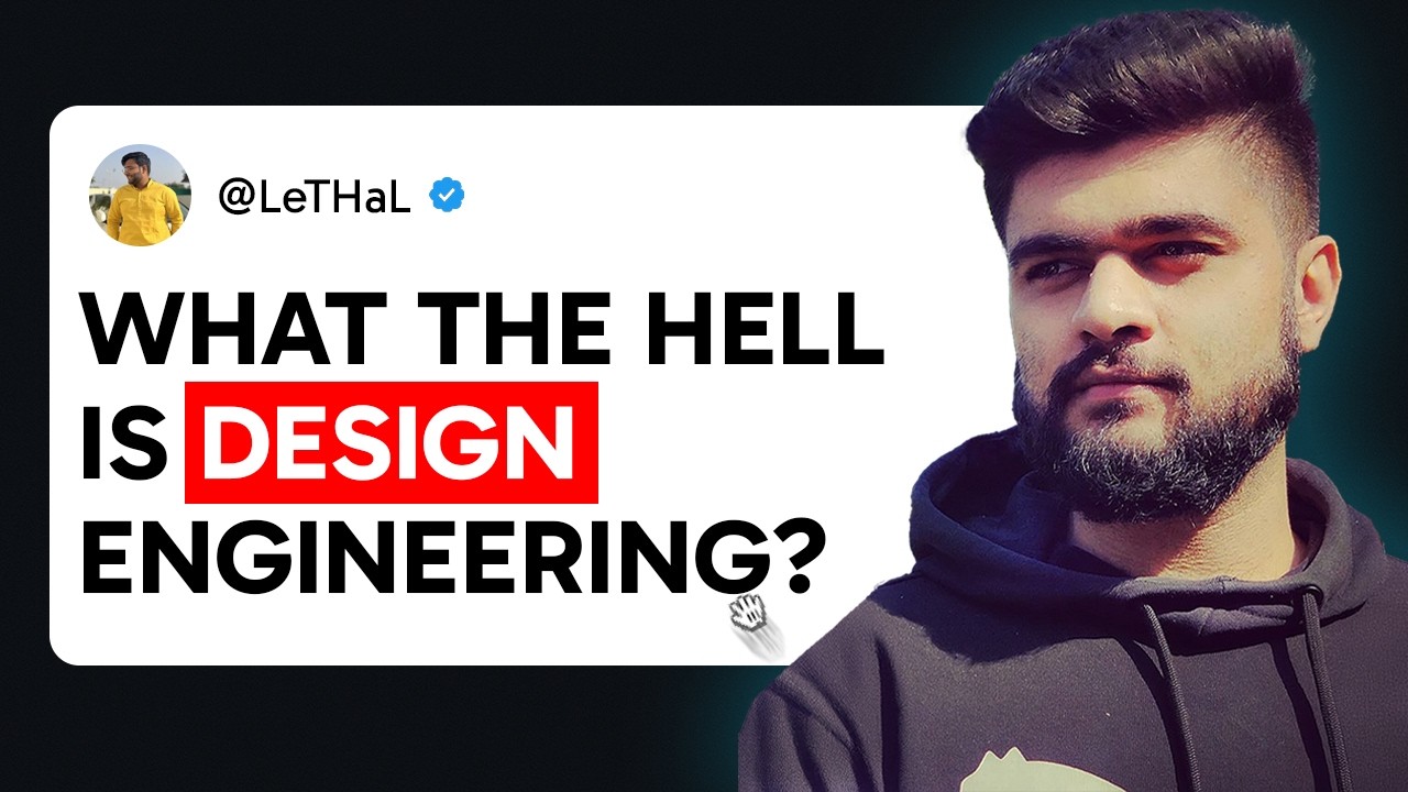 What the Hell is Design Engineering? | Manu Arora