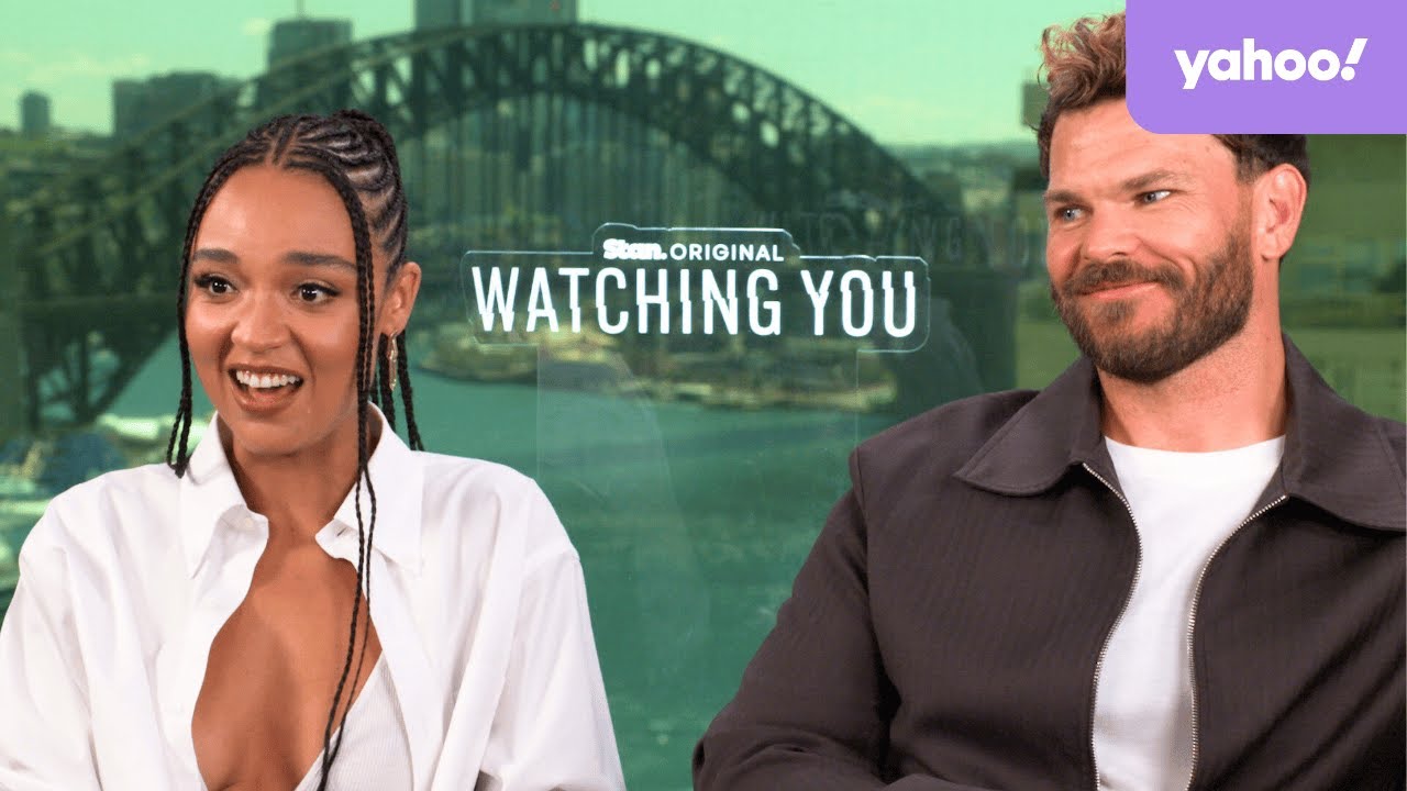 Watching You's Aisha Dee and Josh Helman on preparing to film X-rated scenes | Yahoo Australia