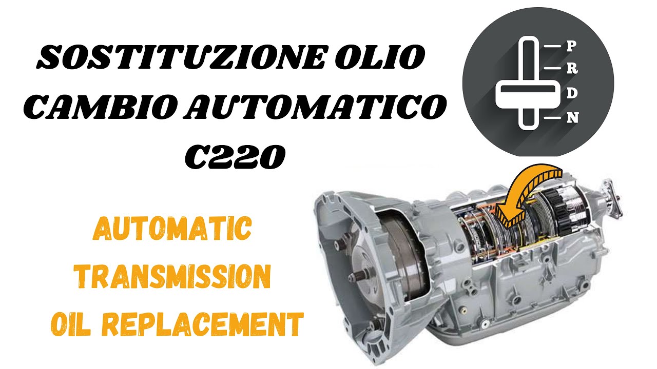 Tagliando cambio automatico Mercedes - Automatic transmission oil replacement Mercedes