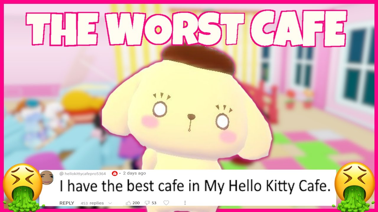 🤮 WORST CAFE EVER! | Roblox My Hello Kitty Cafe | Riivv3r