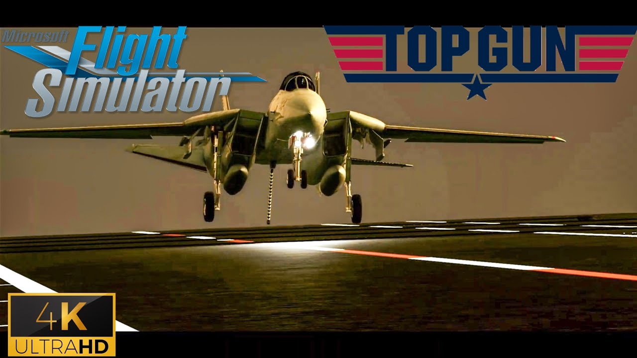 MSFS 2020 TOP GUN 1986 INTRO | 4K 60fps