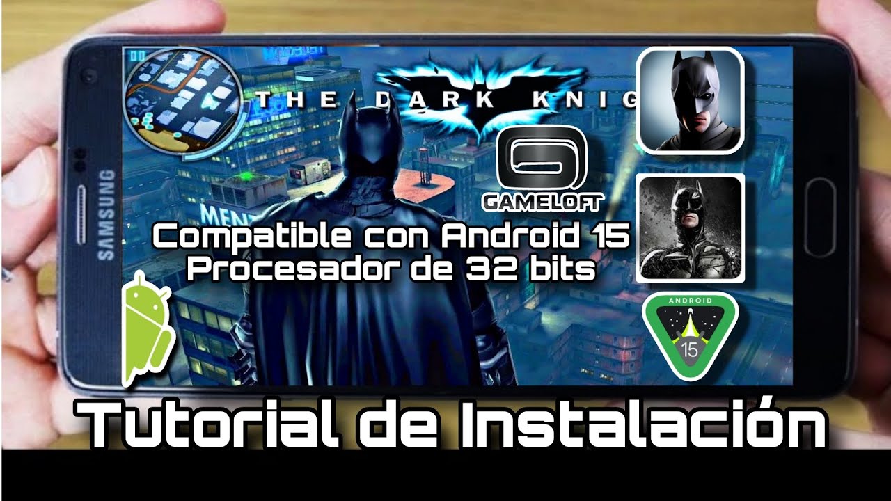 Batman The Dark KINIGHT RISES Para Android Actuales Tutorial de Instalación.