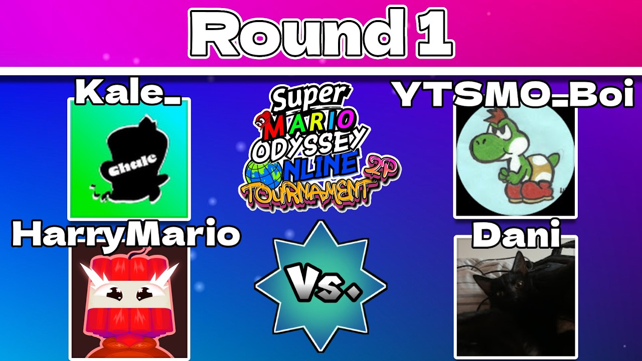 SMO Online 2p Tournament Round 1 - HarryMario & Kale_ Vs SMOboi & Dani