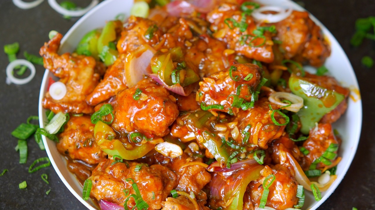 Schezwan Chicken Recipe | Indo Chinese Chicken Starter | Schezwan Chicken Dry at home