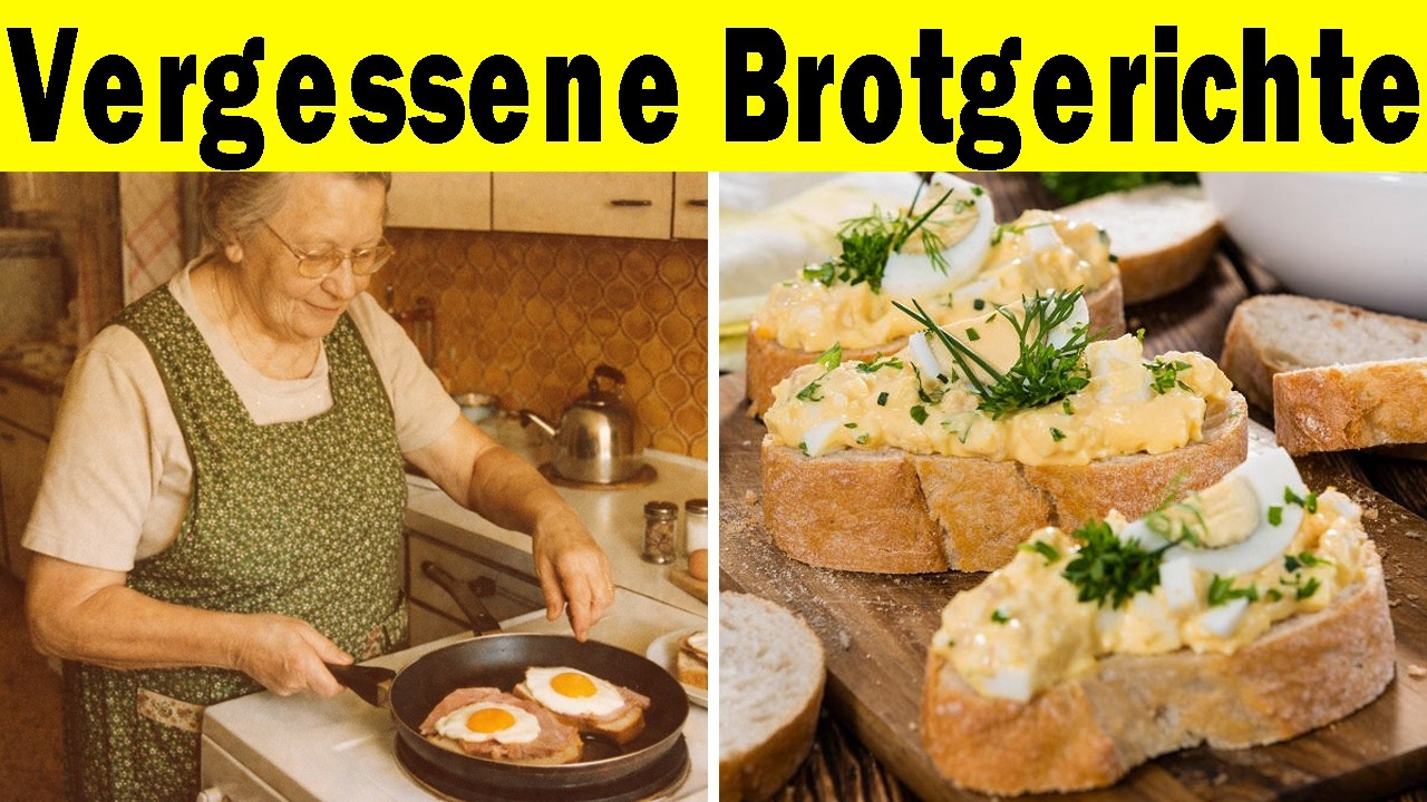 Diese 20 Brotgerichte kennt heute keiner mehr, aber bei Oma waren sie Pflicht!