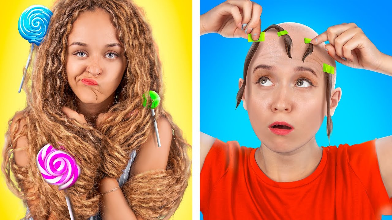 Thin Hair vs Thick Hair Problems / Funny Awkward Situations