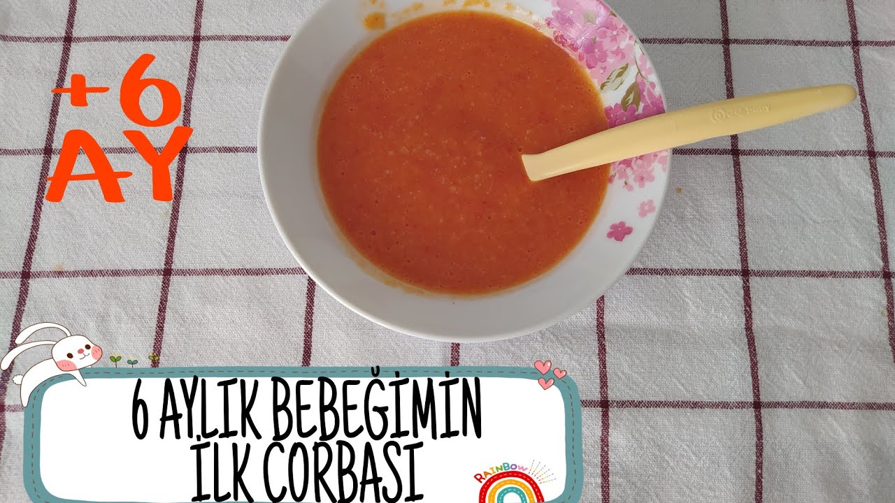 BEBEKLERE KİLO ALDIRAN PİRİNÇLİ ÇORBA || 6 AYLIK BEBEĞİMİN İLK ÇORBASI #mama