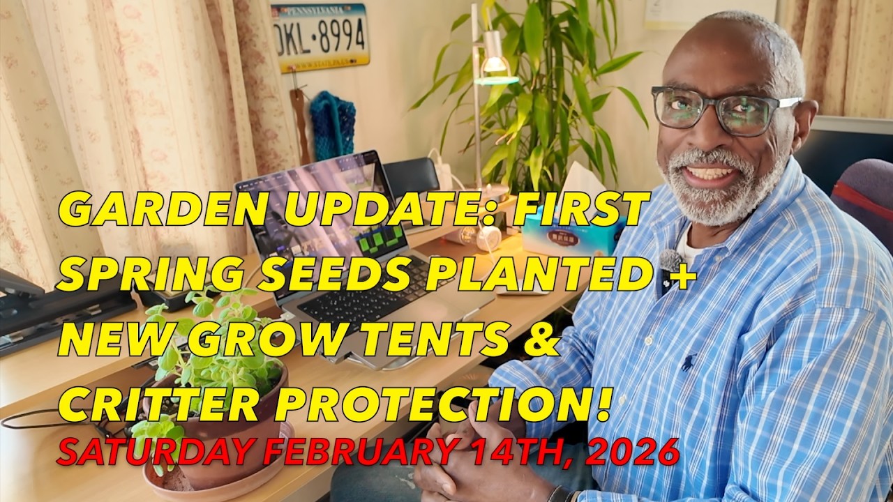 Garden Update: First Spring Seeds Planted + New Grow Tents & Critter Protection!