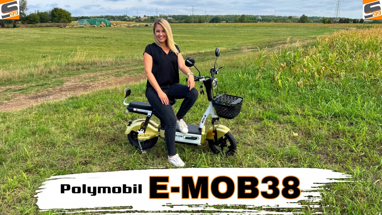 Praktikus, egyszerű 👌 E-MOB38 elektromos robogó bemutató
