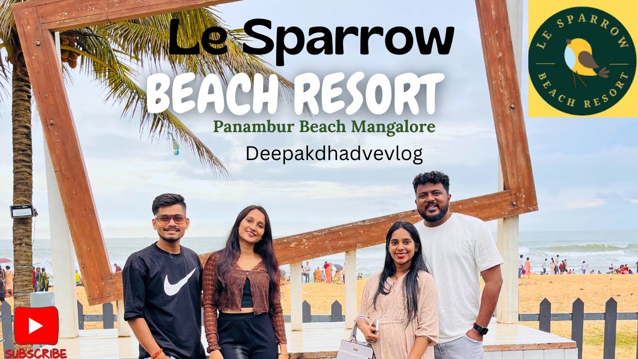 Le Sparrow Beach Resort Vlog | Panambur Beach Mangalore 🏖️ | DDVlog-103