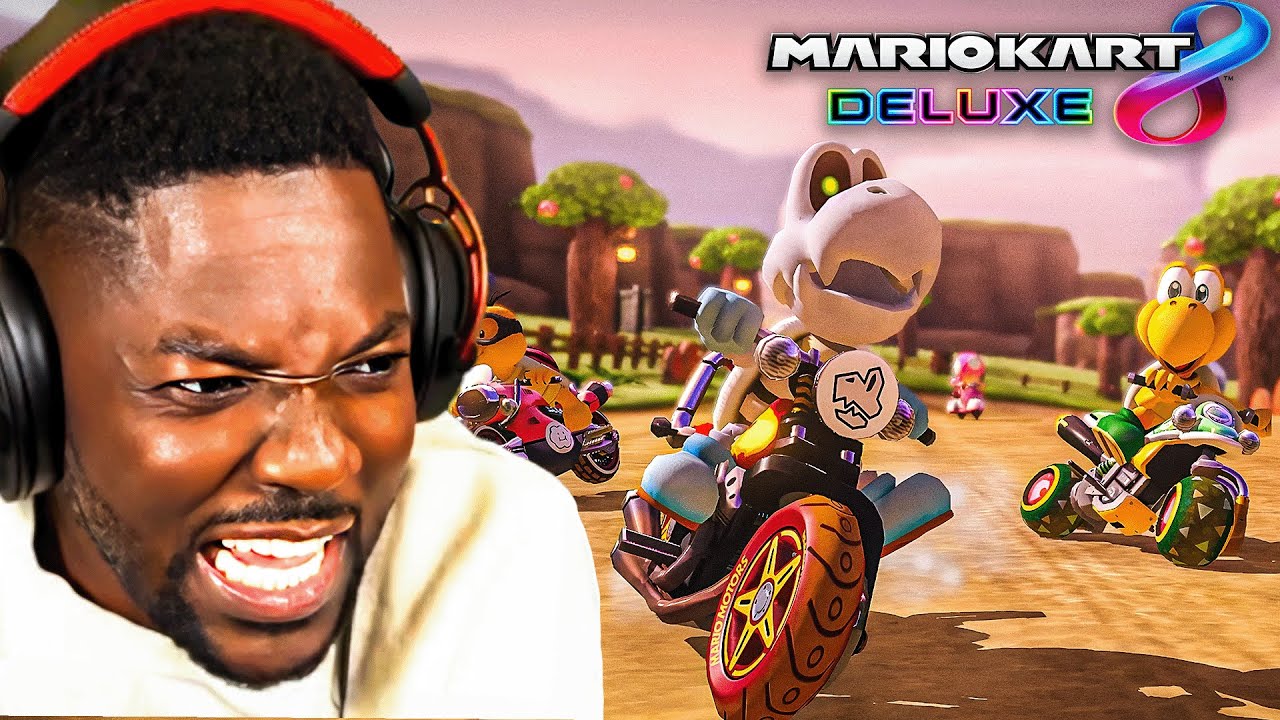 FIGHTING IN THE BACK HAS TO STOP!! (Mario Kart 8 & SpeedRunners)