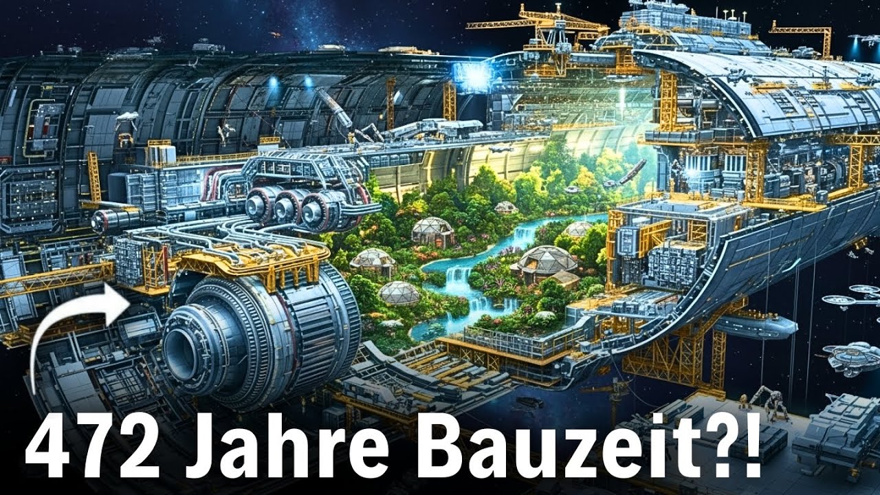 Warum Ein Archenraumschiff F&uuml;r 10.000 Menschen Fast Unm&ouml;glich Zu Bauen ist | Doku zum Einschlafen
