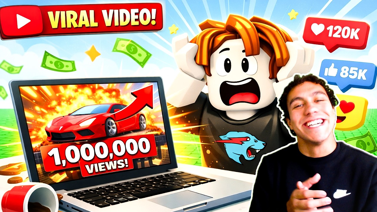 Я снял вирусное видео в Roblox!!!