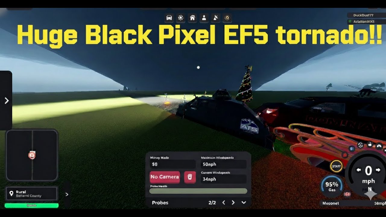 Chasing DOUBLE Monsters! | 215+ MPH Tornado in Roblox Twisted #robloxtwisted #roblox