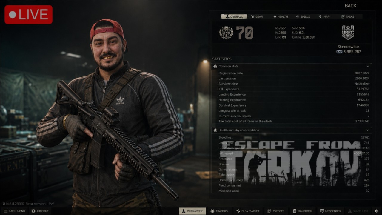 🔴 [1440p] ESCAPE FROM TARKOV #escapefromtarkov #tarkov #eft #stream