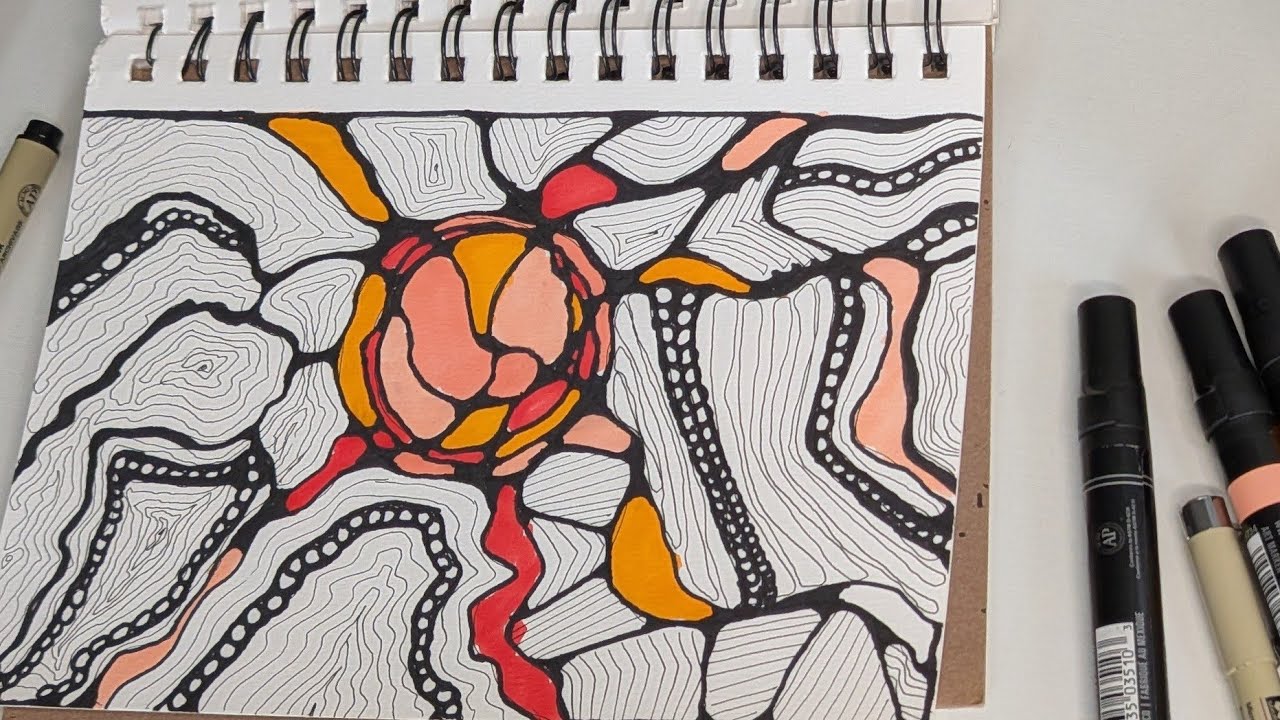 Sacred Contemplation |  Art Meditation for Inner Healing #neurographic  #mindfulness #meditation 