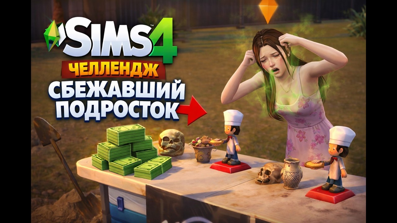 Она заболела… но всё равно выживает! | The Sims 4: Сбежавший подросток #4