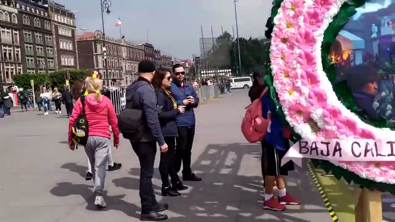 Dia Muertos en el Zócalo de la Ciudad de México