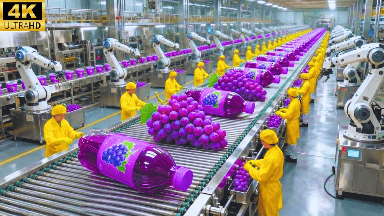 Giant Grape Soda Secrets: The Most Satisfying Factory Tour Ever!